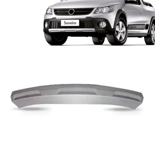 Spoiler Dianteiro Saveiro Cross G5 2010 2011 2012 2013 Cinza Cinza