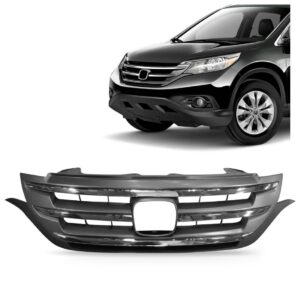 Tela Frontal Crv 2012 13 2014 Friso Cromado S/ Emblema Friso Cromado