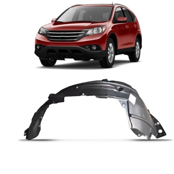 Protetor Caixa De Roda Dianteiro Crv 2012 13 2014 Parabarro Lado Esquerdo