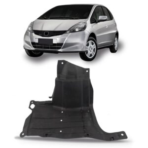 Protetor Inferior Dianteiro Honda Fit 09 10 11 12 13 14 Lado Direito