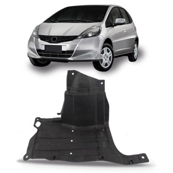 Protetor Inferior Dianteiro Honda Fit 09 10 11 12 13 14 Lado Direito
