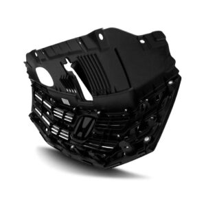 Grade Radiador City 12/14 Preta Friso Sem Emblema 1a Linha