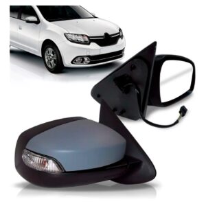 Retrovisor Sandero Logan 2015 A 2022 Com Pisca Seta Eletrico