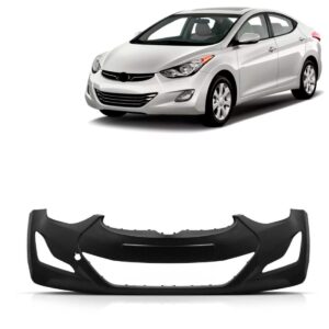 Parachoque Dianteiro Elantra 2014 A 2016 Novo Preto