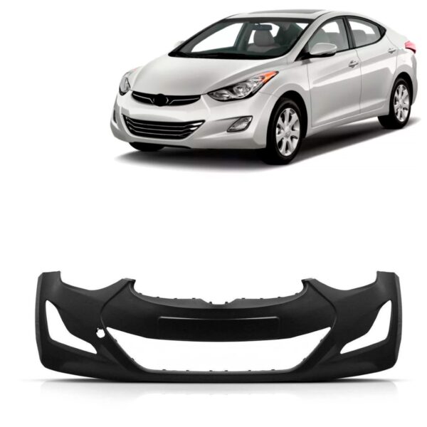Parachoque Dianteiro Elantra 2014 A 2016 Novo Preto