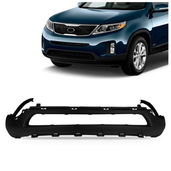 Saia Spoiler Parachoque Dianteiro Sorento 2014 2015 2016. Preto
