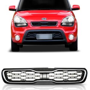 Grade Radiador Kia Soul 2012 2013 2014 Com Friso 1a Linha Preto