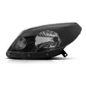 Farol Sandero 2012 2013 2014 Manual Máscara Negra 1ª Linha - Esquerdo/motorista