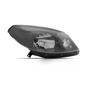 Farol Sandero 2012 2013 2014 Manual Máscara Cinza C/garantia Lado Direito