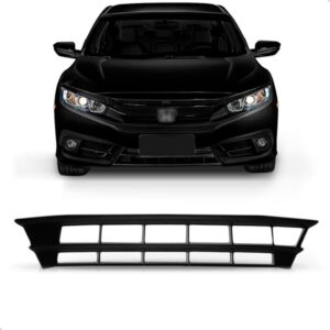 Grade Inferior Para Civic G10 2017 2018 2019 Preta Central Preto