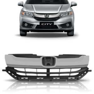 Grade Radiador Honda City 2015 2016 2017 1a Linha Cinza