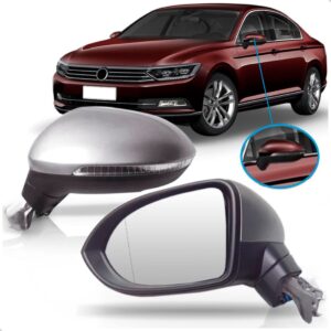Retrovisor Eletrico Passat 2015 2016 2017 Com Sinaleira Lado Esquerdo