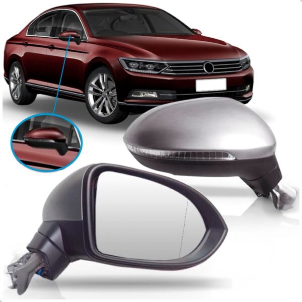 Retrovisor Eletrico Passat 2015 2016 2017 Com Sinaleira Lado Direito