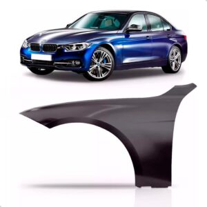 Paralama Para Bmw Serie 3 2013 2014 2015 2016 Sem Furo Pisca Lado Esquerdo