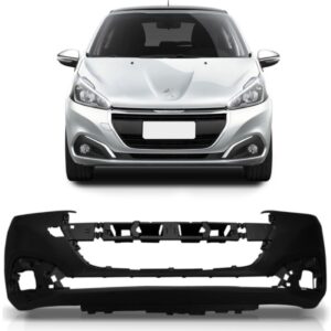 Parachoque Dianteiro Peugeot 208 2017 2018 1a Linha Novo Preto