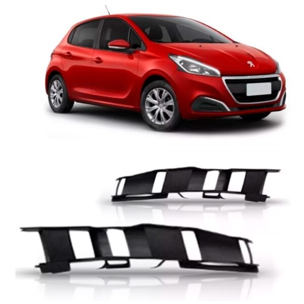 Par Absorvedor Impacto Parachoque Dianteiro 208 2017 2018