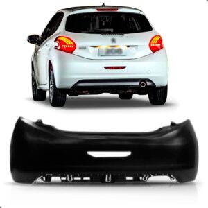 Parachoque Traseiro Para Peugeot 208 2017 A 2020 1a Linha