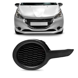 Moldura Milha Auxiliar Peugeot 208 12 A 2016 S/furo Promoção Lado Esquerdo