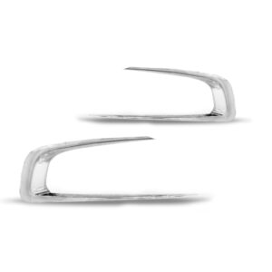 Par Moldura Milha Para Peugeot 2008 Cromada 2015 Até 2019 Cromado Ambos Os Lados