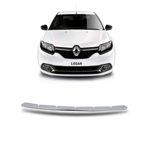 Friso Da Grade Inferior Logan 2014 15 16 17 2018 Cromado