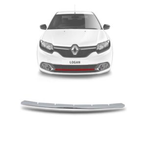 Friso Da Grade Inferior Logan 2014 15 16 17 2018 Cromado