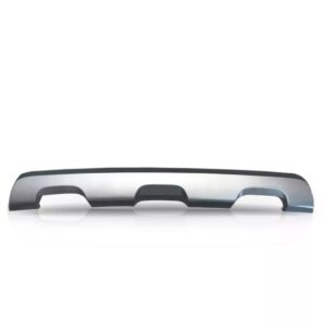 Aplique Parachoque Traseiro Sandero Stepway 2015 16 17 Prata Cinza-escuro