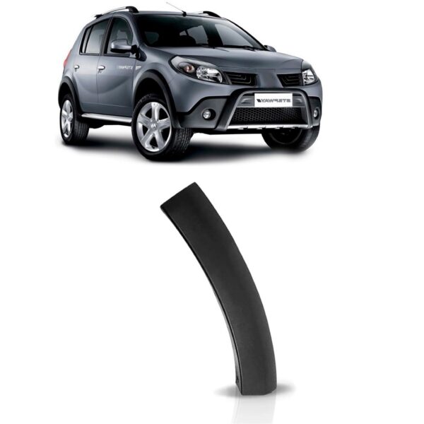 Alargador Vão Dianteiro Sandero 2008 A 2011 Parte Menor Lado Direito