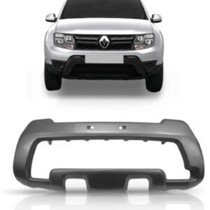 Acabamento Inferior Parachoque Duster 2015 16 17 Prata Cinza