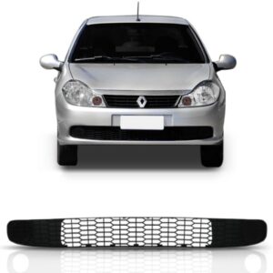 Tela Frontal Parachoque Central Symbol 2009 A 2013 S/ Furo Preto