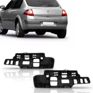 Par Suporte Parachoque Traseiro Megane 2007 A 2013 Sedan