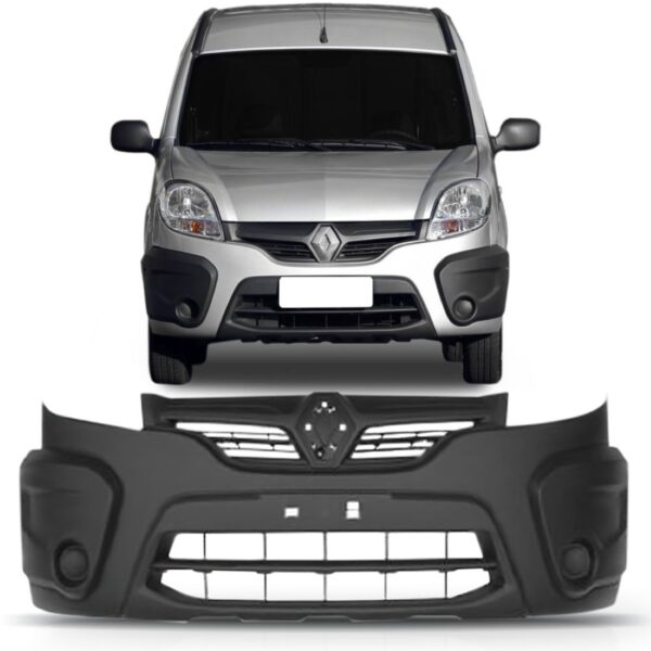 Parachoque Dianteiro Renault Kangoo 2015 2016 2017 1a Linha Preto