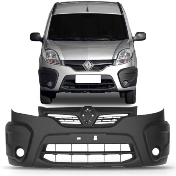 Parachoque Dianteiro Kangoo 2015/2017 C/furo 1a Linha Preto