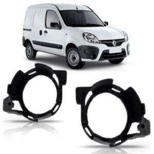 Par Suporte Farol Milha Auxiliar Kangoo 2015 2016 2017