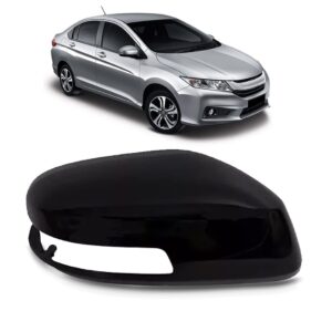 Capa Retrovisor Honda City 2009 A 2014 Preto Novo Lado Direito