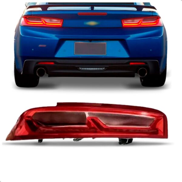 Lanterna Traseira Camaro Coupe Ss 2016 2017 2018 Com Led Lado Esquerdo