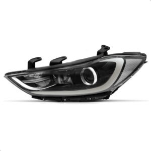 Farol Elantra 17 18 Com Projetor Sem Led Com Motor 1ª Linha - Esquerdo/motorista