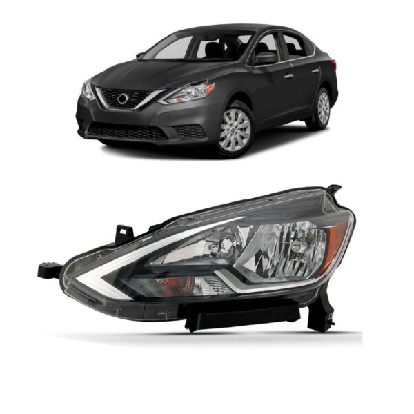 Farol Sentra 2017 18 19 20 2021 Manual Sem Projetor 1ª Linha Esquerdo/motorista