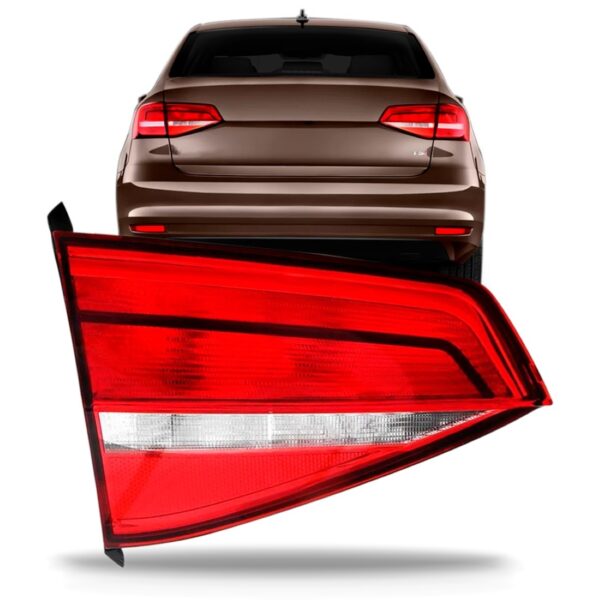 Lanterna Traseira Jetta 15 16 17 Tampa Bicolor 1ª Linha Esquerdo