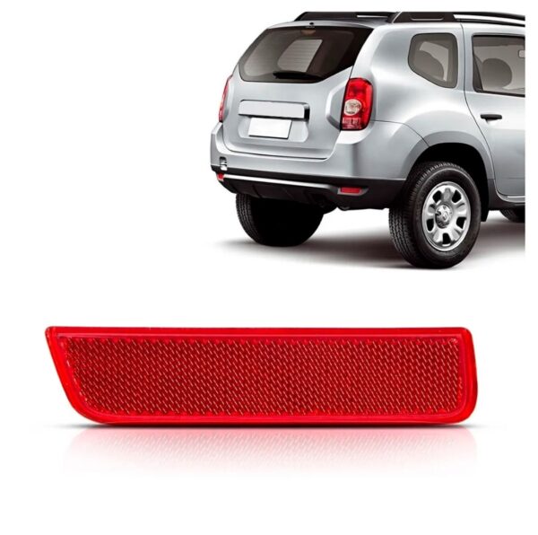 Refletor Parachoque Traseiro Duster 2010 2011 2012 2013 2014 Lado Esquerdo