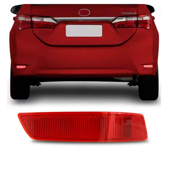 Sinaleira Refletor Parachoque Traseiro Corolla 2014 A 2016 Lado Direito