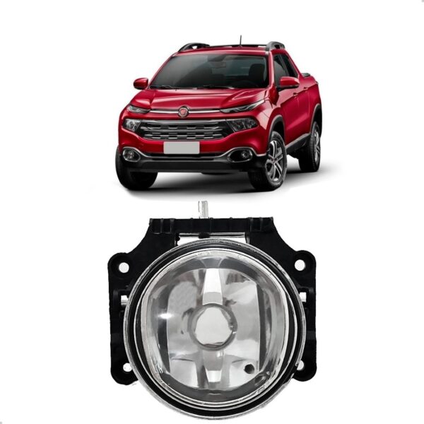 Farol Milha Auxiliar Toro 2016 A 2019 1ª Linha - Cinza