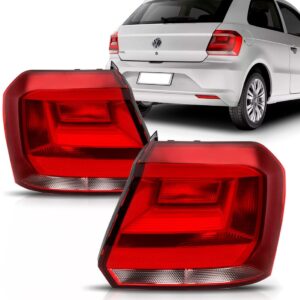 Sinaleira Traseira Gol 2016 2017 2018 Fumê Borda Vermelha Lado Esquerdo