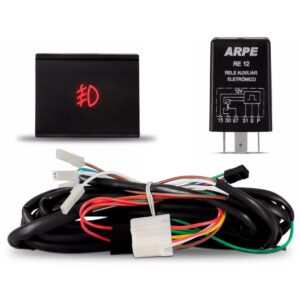 Kit Farol Neblina Milha Saveiro Gvi 2013 À 2015 Com Grade Transparente