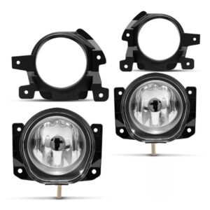 Kit Farol Milha Neblina Strada 2014/2017 Working Com Moldura Transparente