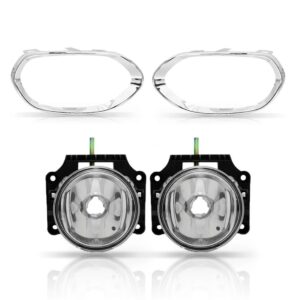 Kit Farol Auxiliar Aux Toro 2016 17 2018 Moldura Cromada Transparente