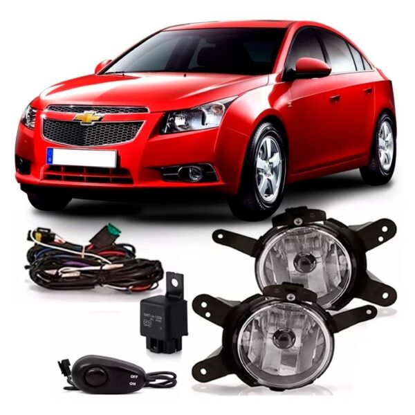 Kit Farol Milha Auxiliar De Neblina Gm Cruze 2011 2012 2013