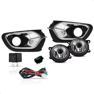 Kit Farol Milha Neblina Logan 2015 2016 2017 Moldura Cromada