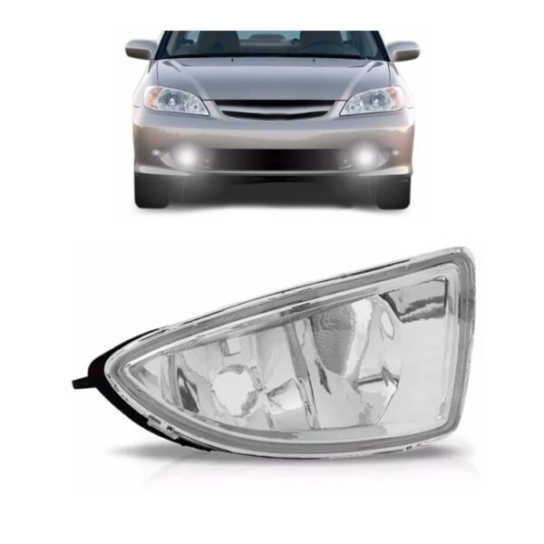 Farol Milha Auxiliar Civic 2004 A 2006 1ª Linha Direita
