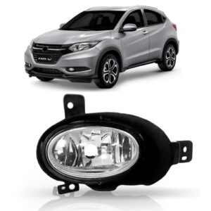 Farol Milha Auxiliar Hrv 2015 2016 2017 Com Suporte 1ª Linha - Cristal