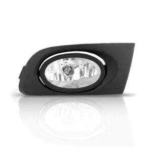 Farol Milha Aux Civic 2001 2002 2003 Com Grade Cristal